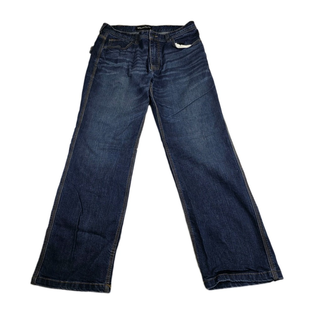Wolverine Jeans Mens Size 36x32 Flame Resistant Cat 2 ATPV 13 Blue Denim Pants